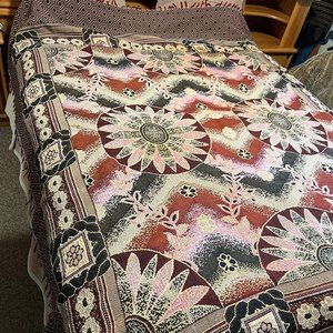 Vintage Boho Turkish Tapestry Bed/ Sofa/ Chair Cover